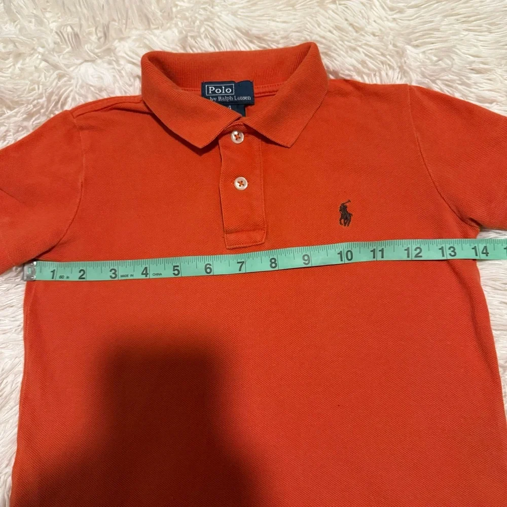 Kids Ralph Lauren Orange Polo Shirt